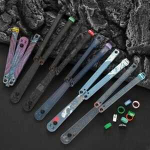 Butterfly Knife Flip Hand Knife Fancy Plastic Knife Training Folding Knife Safe No Open Edge