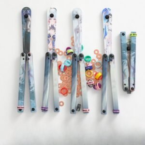 Butterfly Knife Flip Hand Knife Training Folding Knife Safe No Open Edge