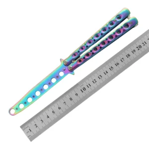 Butterfly knife butterfly knife novice practice knife butterfly comb toy practice knife full steel unsharpened